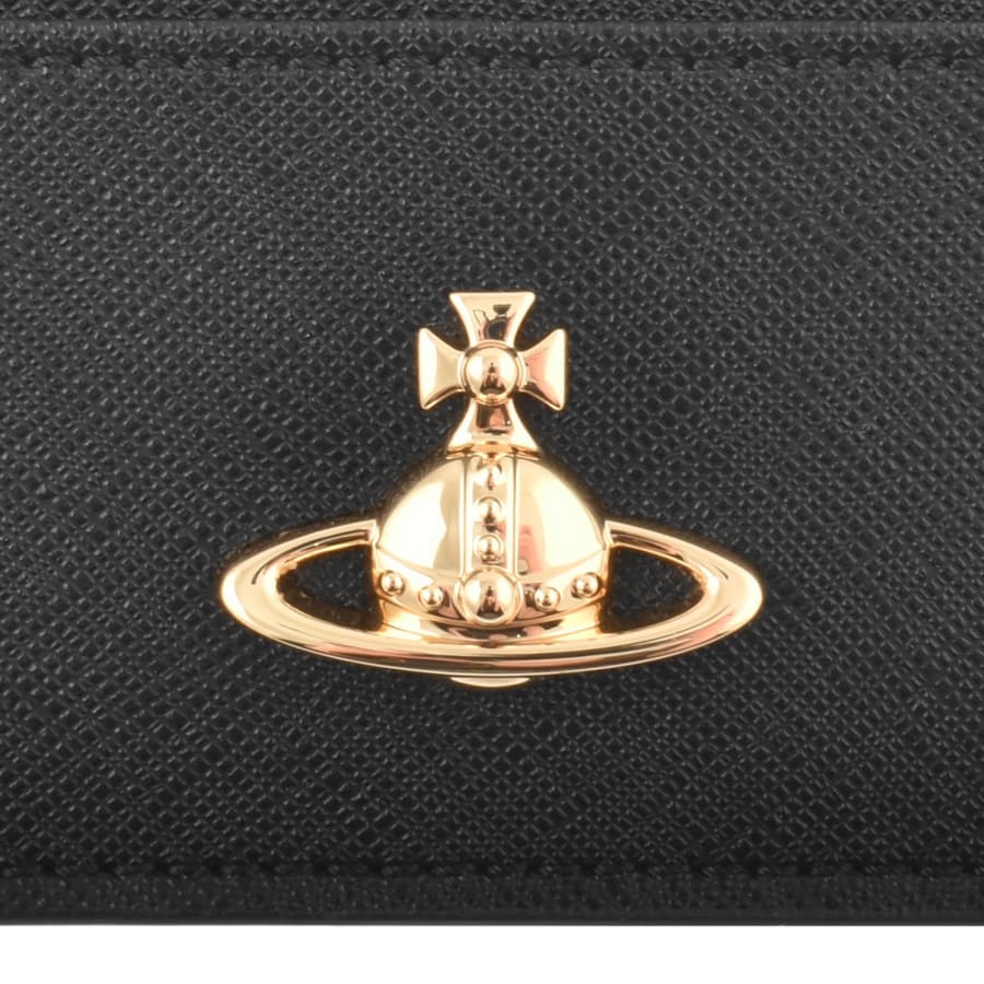 Vivienne Westwood archive skull Wallet ☆ Vivienne Westwood Skull Cutwork Orb Leather Wallet Black